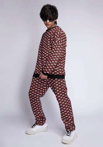 Exclusive Tracksuit Black SR Printed for Boys