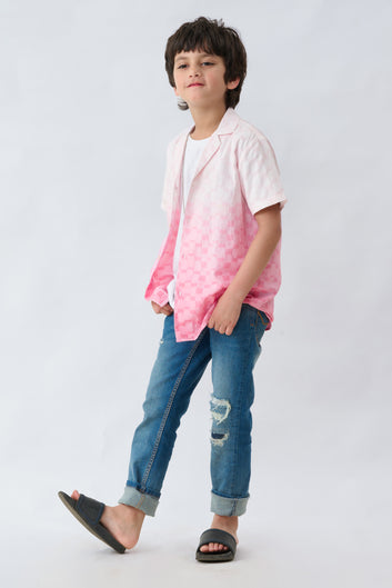 Pink Ombre Shirt